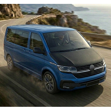 Převlek kapoty černý karbon VW T6 Převlek kapoty černý karbon VW T6