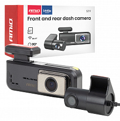 Palubní kamera do auta 2K + 1K WLAN 512 GB WIFI Full HD AMIO-04800