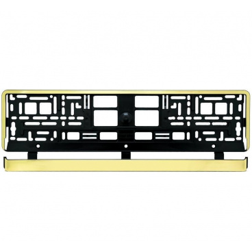 Podložka pod SPZ Strip zlatá Podložka pod SPZ Strip zlatá