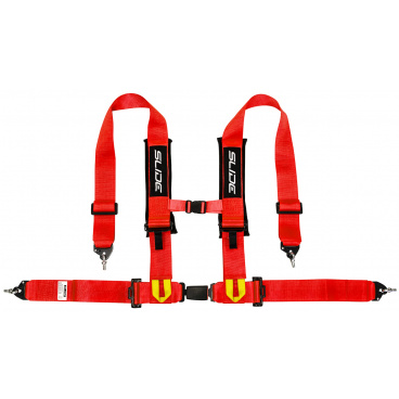 Sportovní pásy Slide V2 Červené 4P 3" E4