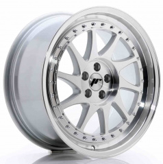 JR Wheels JR26 18x8,5 ET40 5x112 Stříbrná Leštěná Čelní Strana