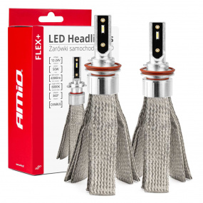 LED automobilové žárovky FLEX+ H8 H9 H11 H16 12V 24V 6000K Canbus 