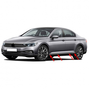 Nerez lišty spodní části dveří a prahů VW Passat 2019+ sedan, kombi Fcl. 8 ks Nerez lišty spodní části dveří a prahů VW Passat 2019+ sedan, kombi Fcl. 8 ks