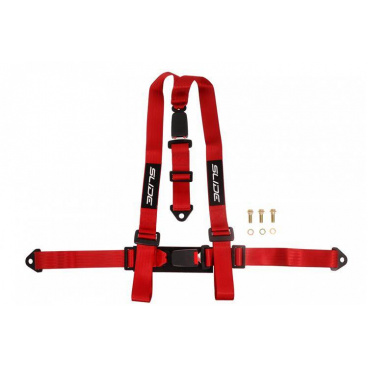 Sportovní pásy Slide 3p 2" Červené Homologace E4