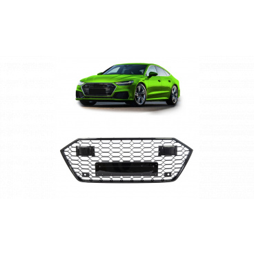 Gril Audi A7 C8 Lesklá Černá Gril Audi A7 C8 Lesklá Černá