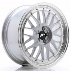 JR Wheels JR23 18x8 ET40 5x112 Hyper Silver s opracovaným límcem