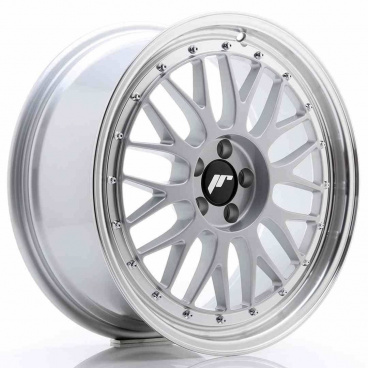 JR Wheels JR23 18x8 ET40 5x112 Hyper Silver s opracovaným límcem
