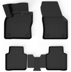 Gumový set 3D přesných autokoberců Škoda Kodiaq 2024+ včetně krytu zadní střední části