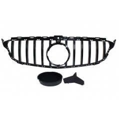 Gril Mercedes-Benz C W205 GT-R Look Lesklá Černá
