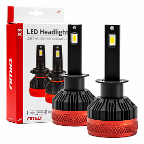LED automobilové žárovky série X3 H1 6500K Canbus LED automobilové žárovky série X3 H1 6500K Canbus