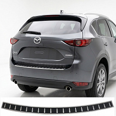 Nerez leštěný kryt horní hrany zadního nárazníku Mazda Cx-5 KF 2017-20, vč. Fcl. 2020-21
