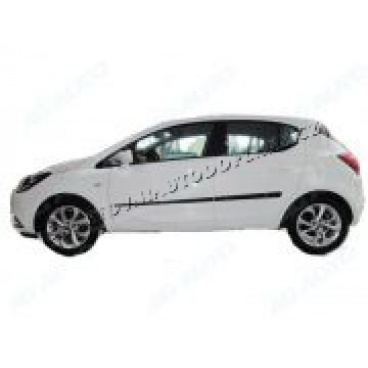 Opel Corsa E, 2015- , 5 dveř., boční lišty dveří Opel Corsa E, 2015- , 5 dveř., boční lišty dveří