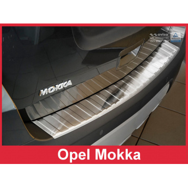 Nerez kryt- ochrana prahu zadního nárazníku Opel Mokka 2012-16 Nerez kryt- ochrana prahu zadního nárazníku Opel Mokka 2012-16