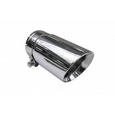 Koncovka tlumiče 89mm vstup 76mm Leštěná