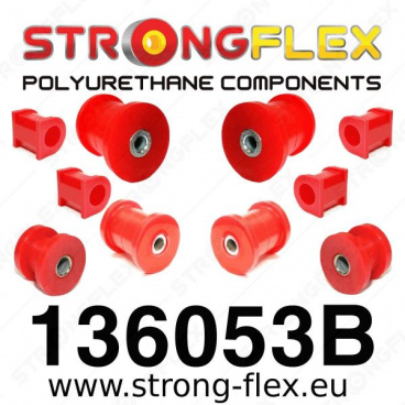 Opel Tigra A StrongFlex sestava silentbloků pro přední a zadní nápravu 10 ks Opel Tigra A StrongFlex sestava silentbloků pro přední a zadní nápravu 10 ks