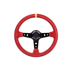 Sportovní volant WRC Rally II červený 350 mm