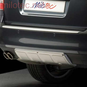 ALL-ROAD zadní díl nárazníku, ABS-stříbrný, Škoda Octavia II. Combi