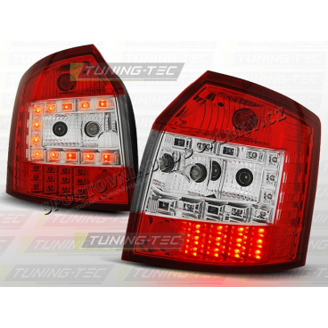 AUDI A4 (B6) AVANT 2000-04 ZADNÍ LED LAMPY RED WHITE