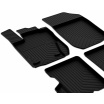 Gumový set 4D přesných autokoberců Dacia Duster 2018-24 4x4 včetně krytu zadní střední části