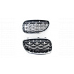 Gril BMW 5 E60 E61 Lesklá černá & Chrom