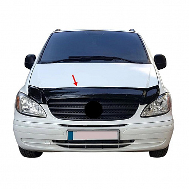 Deflektor přední kapoty Mercedes Vito W639 2003-14 Deflektor přední kapoty Mercedes Vito W639 2003-14