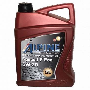 Syntetický motový olej Alpine 5W-20, 5 Special F Eco 1 nebo 5 L Syntetický motový olej Alpine 5W-20, 5 Special F Eco 1 nebo 5 L