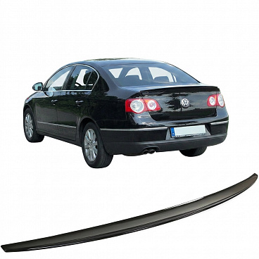 Zadní křídlo Gloss Black VW Passat B6 2005-10 sedan Zadní křídlo Gloss Black VW Passat B6 2005-10 sedan