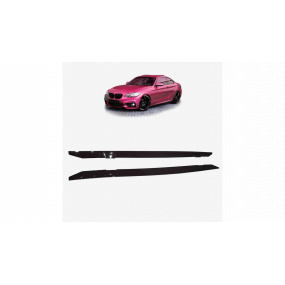 Boční prahy Lesklá Černá BMW 2 F22 F23