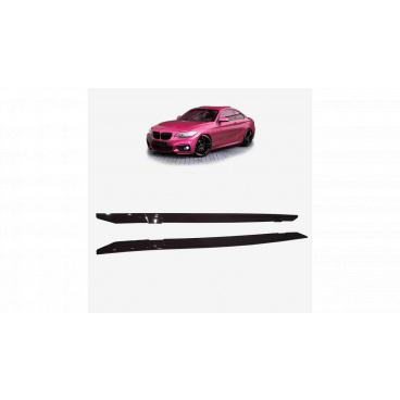 Boční prahy Lesklá Černá BMW 2 F22 F23