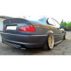 Splitter BMW 3 E46 M-Pack Tył Środkowy Bez Dyfuzora Gloss Black