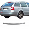 Nerez leštěný kryt zadního nárazníku OMTEC Škoda Octavia II Facelift Combi 2004-13