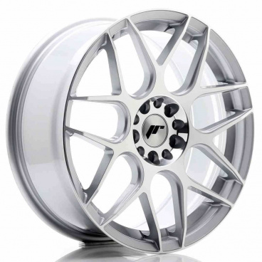 JR Wheels JR18 18x7,5 ET40 5x112/114 Stříbrná Obráběná