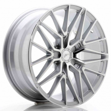 JR Wheels JR38 18x8 ET42 5x112 Stříbrná Leštěná Čelní Strana
