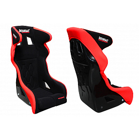 Sportovní sedadlo Bimarco Hamer PRO Velur Červeno-Černé FIA