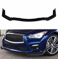 Přední spoiler Infiniti Q50 Nárazník přední Lesklá černá