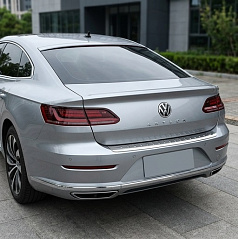 Nerez leštěný kryt hrany zadního nárazníku Omtec VW Passat 2010+  sedan, VW Arteon 2018+