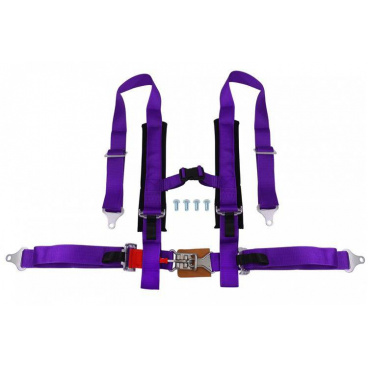 Sportovní pásy 4p 2" Fialové - Offroad