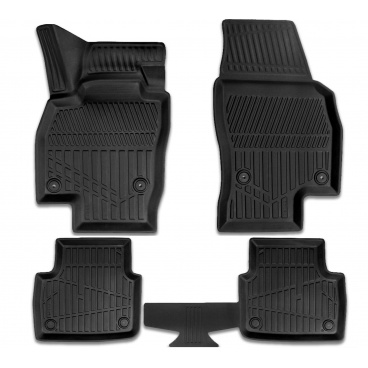 Gumový set 3D přesných autokoberců Škoda Scala včetně krytu zadní střední části Gumový set 3D přesných autokoberců Škoda Scala včetně krytu zadní střední části