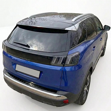 Nerez černý kryt horní hrany zadního nárazníku Peugeot 3008-2016-23 Nerez černý kryt horní hrany zadního nárazníku Peugeot 3008-2016-23