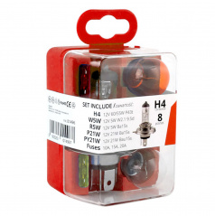 Box žárovek vč. pojistek UNI 12V/H4 VERTEX