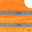 Vesta výstražná oranžová  vel. XL