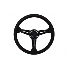 Sportovní volant WRC umělá kůže černý 350 mm