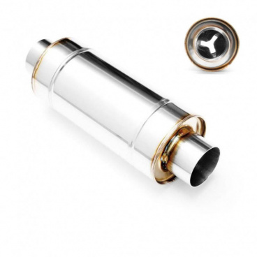 Sportovní průchozí tlumič 70mm 500mm RM Sportovní průchozí tlumič 70mm 500mm RM