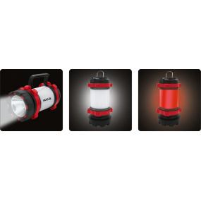 Lampa montážní CREE LED, bezpřívodová, 3,7V Li-ion, 6 režimů, 380lm Lampa montážní CREE LED, bezpřívodová, 3,7V Li-ion, 6 režimů, 380lm