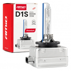 Xenonová žárovka výbojka xenon D1S 8000K AMiO PREMIUM AMIO-01410