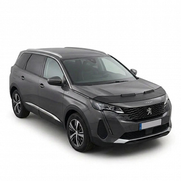 Převlek přední části kapoty černý Peugeot 5008 2017-24