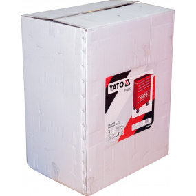 Skříňka dílenská pojízdná 6 zásuvek červená