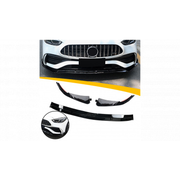 Přední spoiler Mercedes-Benz C W206 S206 Lesklá černá