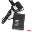 Rozdělovač zásuvky zapalovače s nabíječkou a žhavičem 12V 24V 120W 80cm AMIO-04360