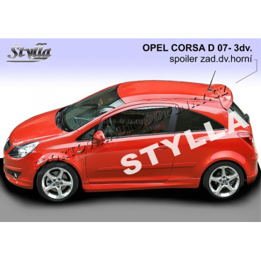 OPEL CORSA D 3D 07+ spoiler zad. dveří horní OPEL CORSA D 3D 07+ spoiler zad. dveří horní